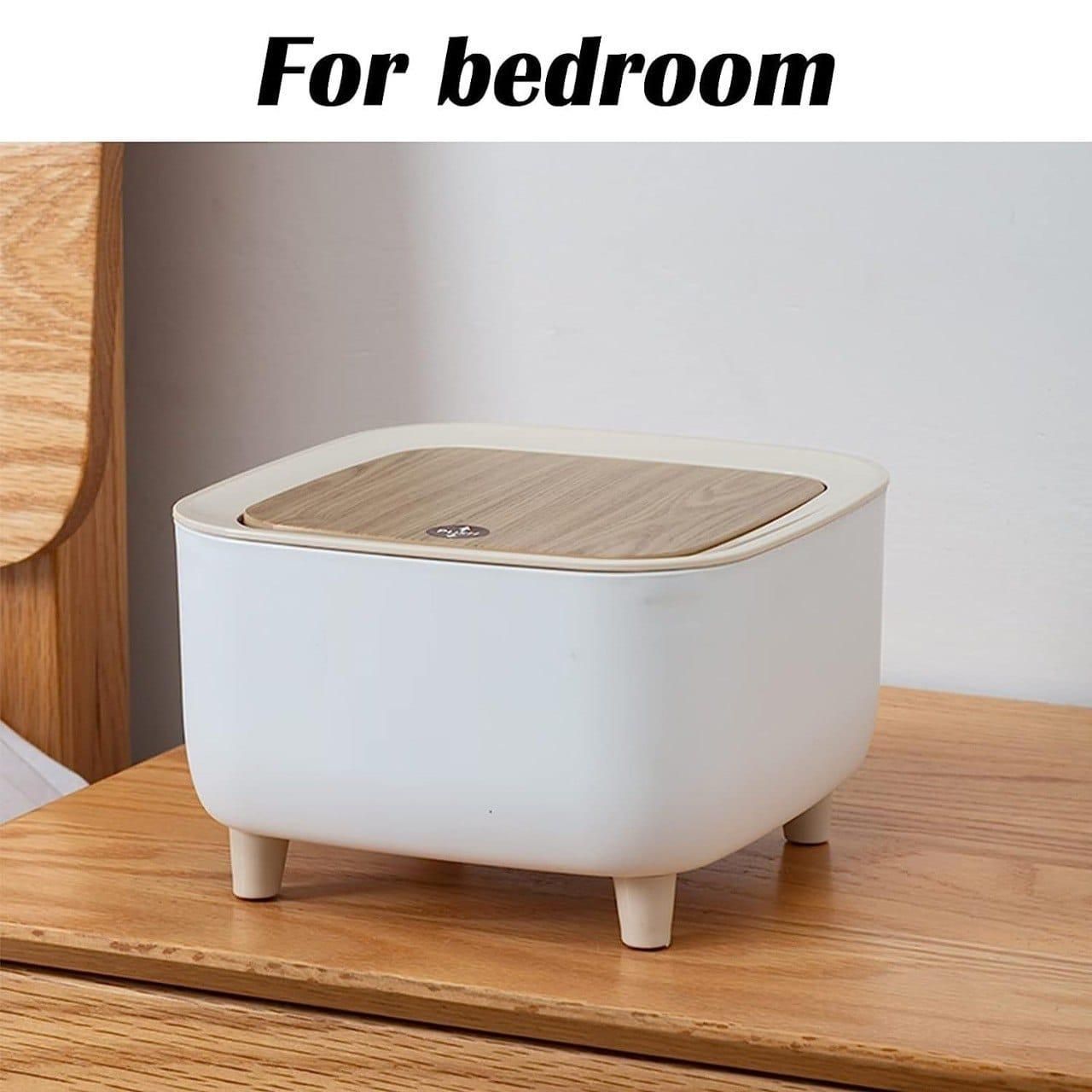 Classy Desktop Push Button Trash Bin – Compact & Stylish Waste Disposal