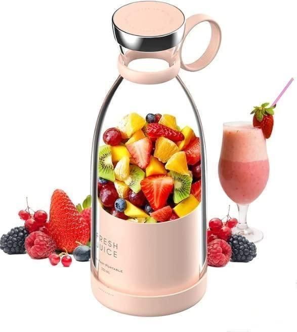 Electric Portable Mini Juicer Bottle – USB Rechargeable Smoothie Blender for Home & Travel