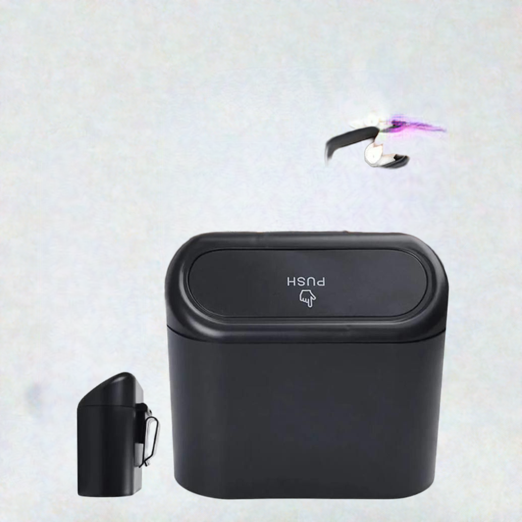 Mini Car Trash Bin – Portable & Waterproof Interior Dustbin for Garbage Waste
