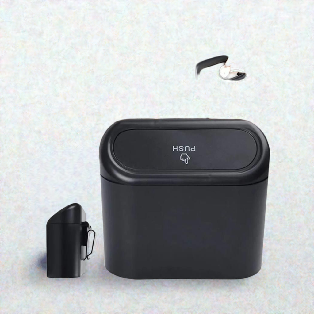 Mini Car Trash Bin – Portable & Waterproof Interior Dustbin for Garbage Waste