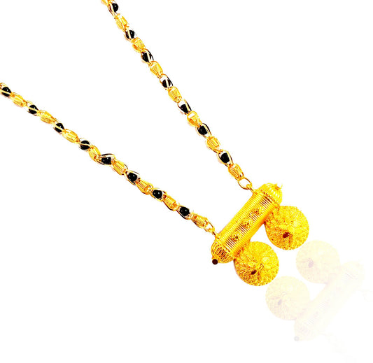 New Gold-Plated Mangalsutra – Elegant & Traditional Indian Jewelry
