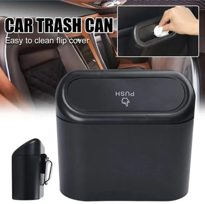 Mini Car Trash Bin – Portable & Waterproof Interior Dustbin for Garbage Waste