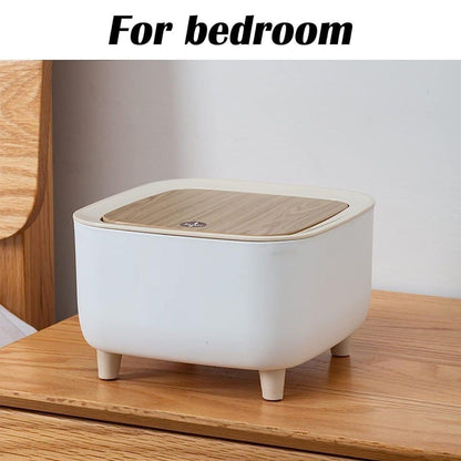 Classy Desktop Push Button Trash Bin – Compact & Stylish Waste Disposal