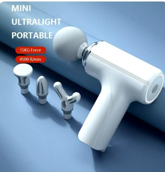 Portable Gun-Shaped Muscle Massager – Deep Tissue Therapy for Pain Relief & Recovery