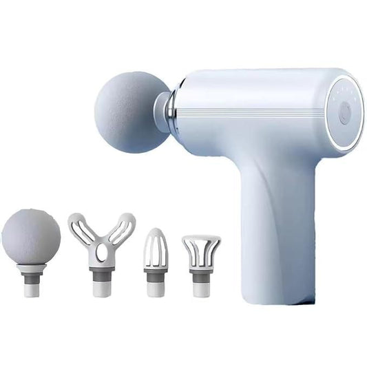 Portable Gun-Shaped Muscle Massager – Deep Tissue Therapy for Pain Relief & Recovery