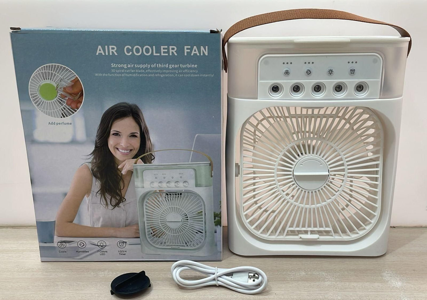 USB Electric Air Cooler Fan – Portable & Energy-Efficient Cooling Solution