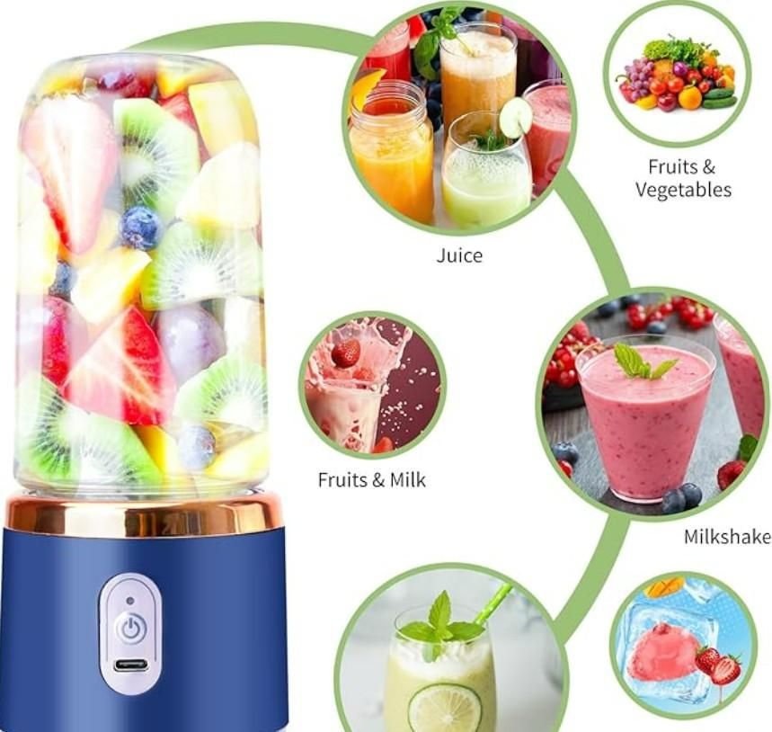 Multifunctional Small Portable Juicer – Rechargeable & Travel-Friendly