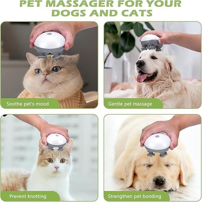 Electric Pet Massager for Cats & Dogs | Soothing Vibration Massage for Relaxation