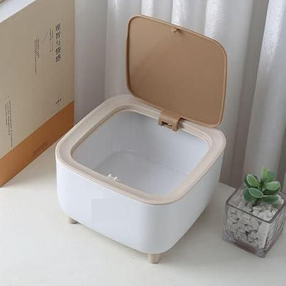 Classy Desktop Push Button Trash Bin – Compact & Stylish Waste Disposal