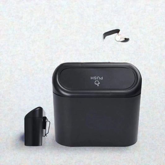 Mini Car Trash Bin – Portable & Waterproof Interior Dustbin for Garbage Waste